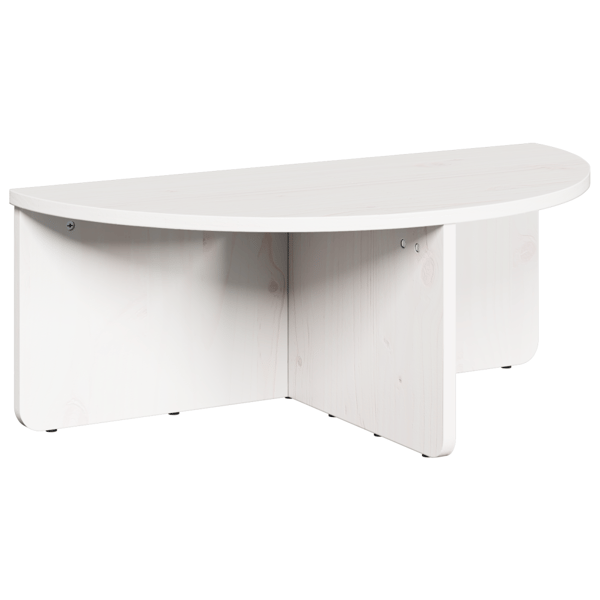 Kaffeebord 2 pcs Vit Massiv furu