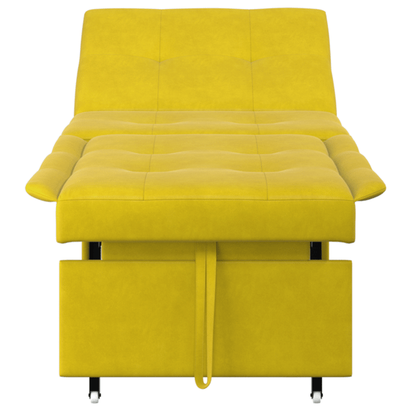 Soffsäng Gul 194 x 67 x 82 cm Sammet
