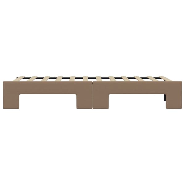 Dagbädd utdragbar cappuccino 90x200 cm konstläder