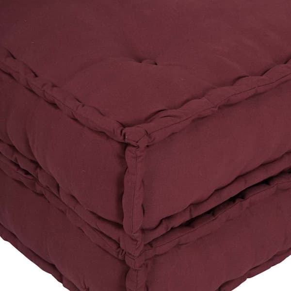 Modulär soffa rödbrun 70x70x54 tyg