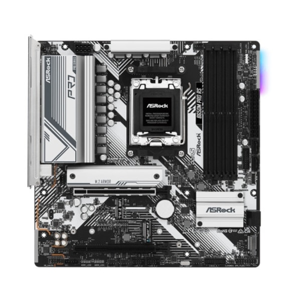 ASRock B650M PRO RS - moderkort - micro ATX - Socket AM5 - AMD B650