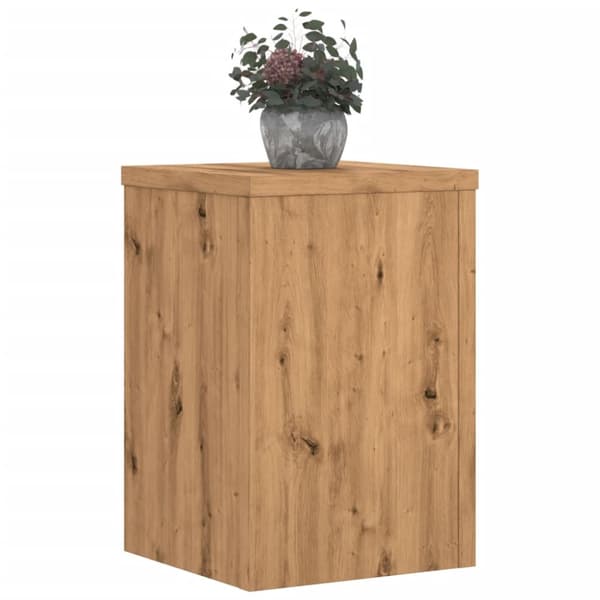 Växtställ 2 st ek 20x20x30 cm konstruerat trä