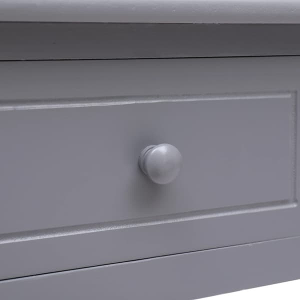 Skrivbord grå 110x45x76 cm trä