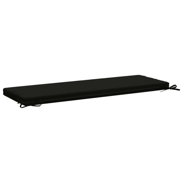 Bänk kudde SOEST 100% Polyester Svart 120 x 40 x 5 cm