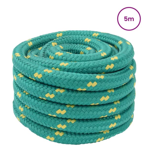 Båtsnöre 5 m 5 Grön PP