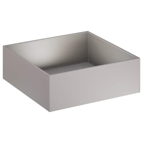 Trädgårdsplanterare 2 st Rostig 60 x 60 x 20 cm
