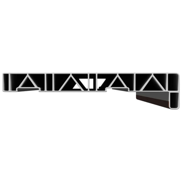 Fönsterbräda Brun trä 80 x 20 x 4,5 cm PVC