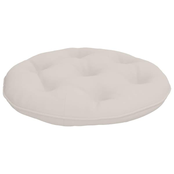 Hängstolskudde VIANEN 100% Polyester Vit Ø 50 x 10 cm