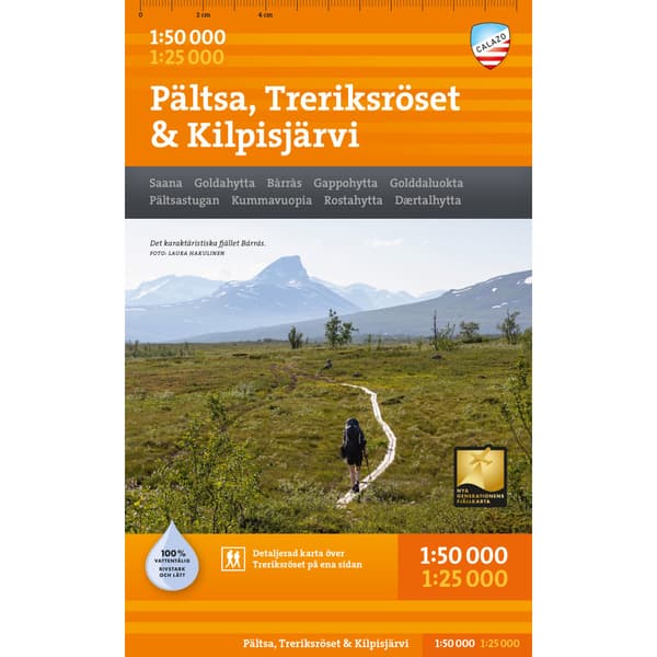 Pältsa Treriksröset 1:50.000