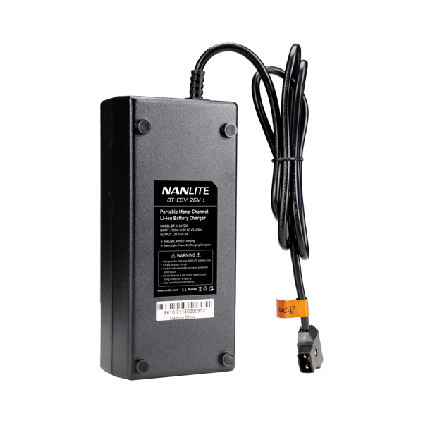 Nanlite Battery Charger for Single 26V V-mount Battery