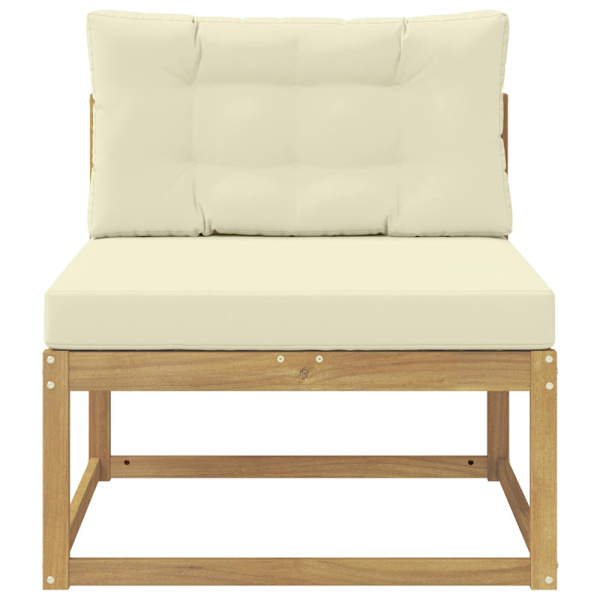 Utomhus Mellansoffa Polyester Vit
