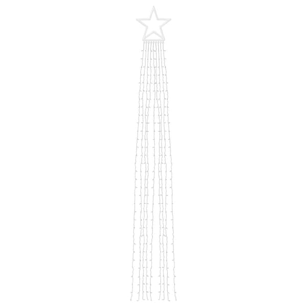 Julgransbelysning 320 LED blå 375 cm