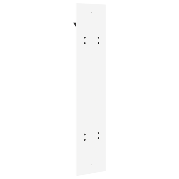 Väggmonterad Klädhängare Vit 20 x 1,5 x 100 cm Konstruerat trä