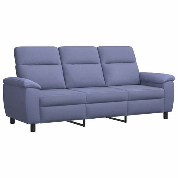 Soffset 3 st Jeansblå Tyg