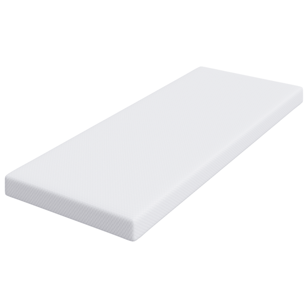Memory foam madrass toppers 70 x 200 cm Thick Mjuk Vit