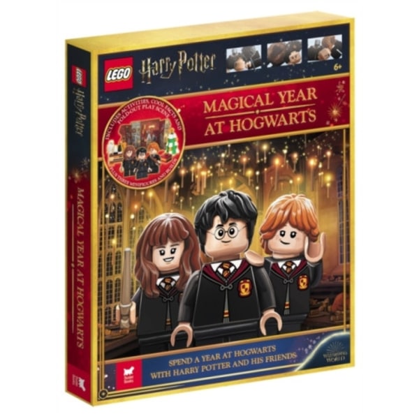 LEGO® Harry Potter™: Magical Year at Hogwarts (with 70 LEGO bricks, 3 minifigures, fold-out play scene and fun fact book) (inbunden, eng)