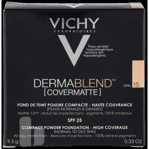 Vichy Dermablend Covermatte Compact Powder SPF25 9.5 gram Dam