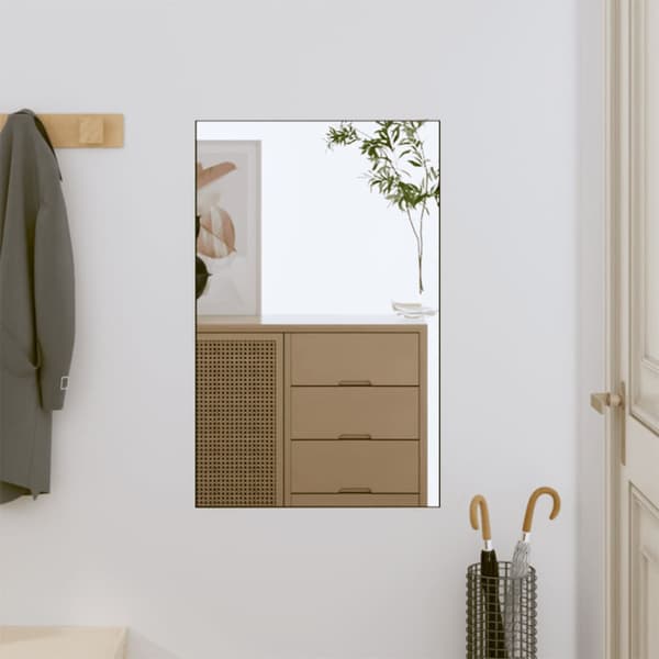 Väggspegel 40x60 cm glas rektangulär