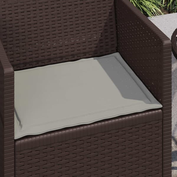 Sittkuddar 4 pcs Ljusgrå 47 x 36 x 2 cm Polyester