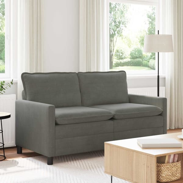 Soffa Ljusgrå 156 x 81 x 87,5 cm Tyg