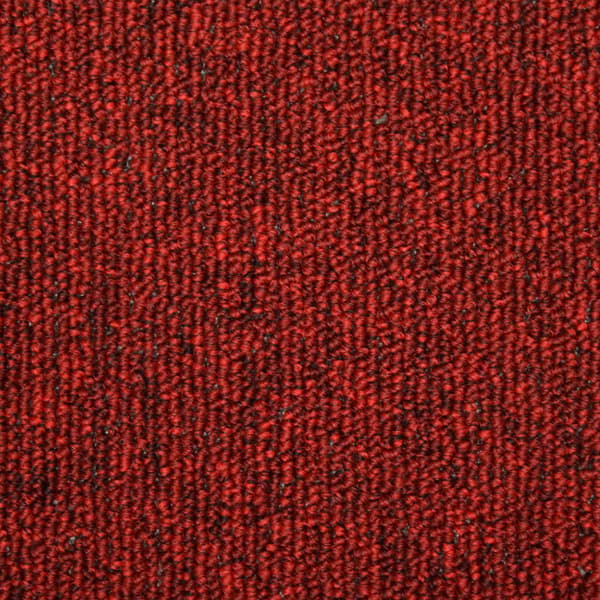 Trappmattor 15 st 65x21x4 cm röd rektangulär kant
