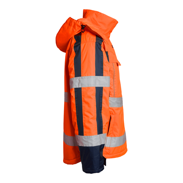 5317 Jacket Fluorescent orange/navy Unisex