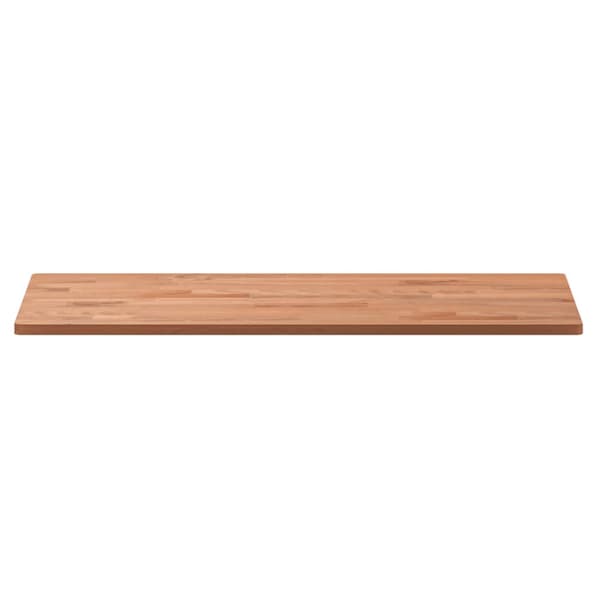 Bordsskiva 80x40x1,5 cm rektangulär massivt bokträ