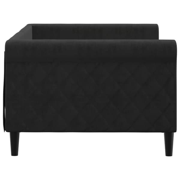 Dagbädd svart 90x200 cm sammet