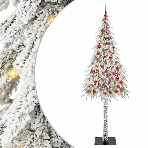 Julgran Vit 210 cm PE och Stål