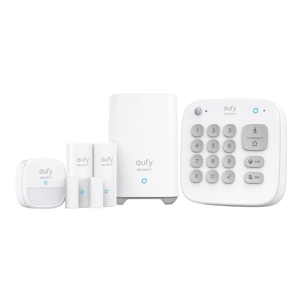 Eufy 5-Piece Home Alarm Kit - hemsäkerhetssystem - vit