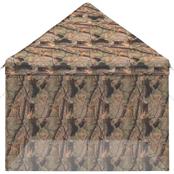 Pop-up Gazebo med 4 Sidoväggar 3 x 4 m Skogs camo