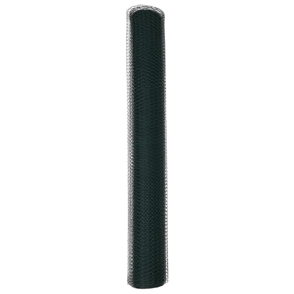 Hexagonstängsel Grön 1 x 10 m PVC