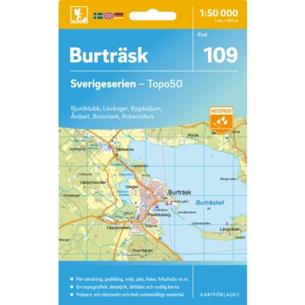 109 Burträsk Sverigeserien Topo50