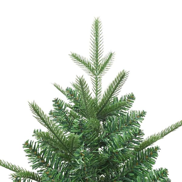 Konstgjord Förbelyst Julgran med Bollsats Grön 150 cm