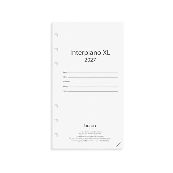 Regent Interplano XL kalendersats 2027
