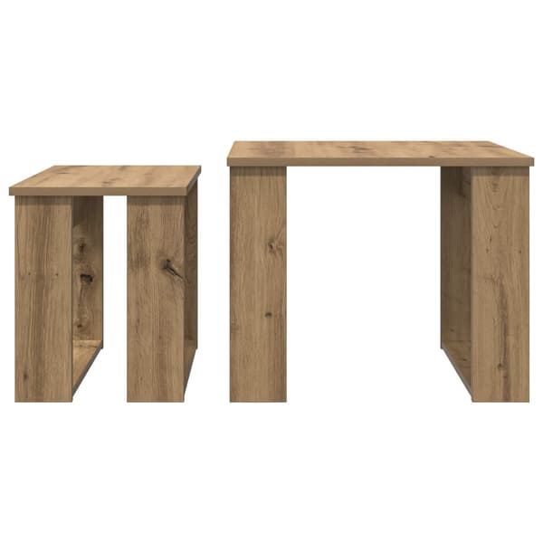Kaffebordsset 2 pcs Artisan Ek Konstruerat trä