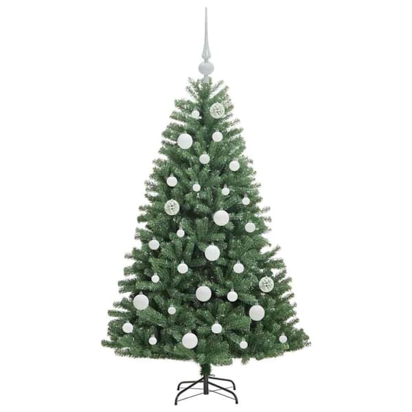 Plast Hingad Julgran Grön 120 cm PVC och metall