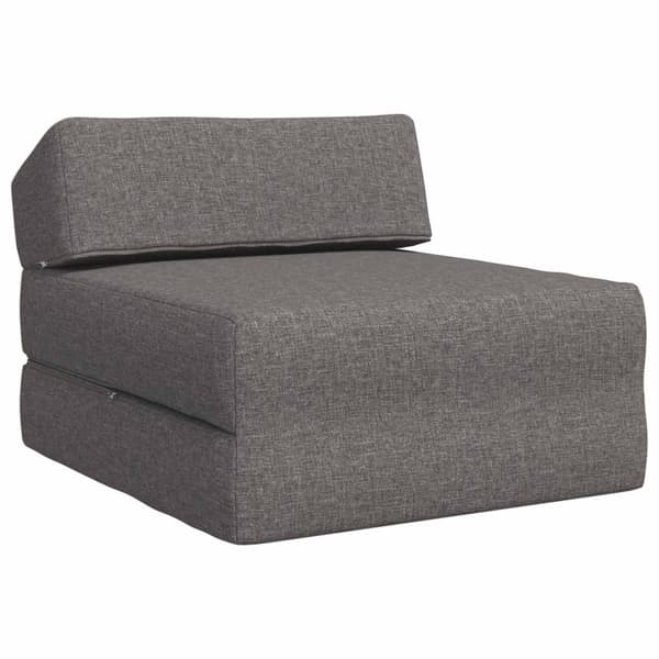 Fällbar Soffbed Ljusgrå 60 x 70 x 41 cm Tyg
