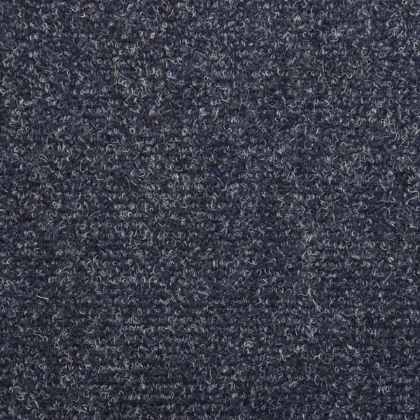 Trappmattor självhäftande 15 st 65x21x4 cm blå rektangulär kant