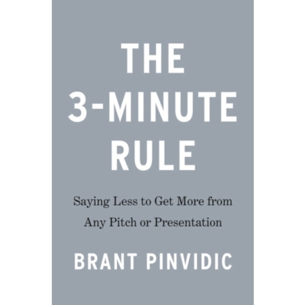 The 3-minute Rule (inbunden, eng)