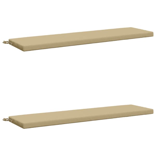 2-delade Bänk Kuddar SOEST 2 st 100% Polyester Beige