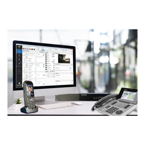AGFEO DECT 70 IP - trådlös förlängningshandenhet - med Bluetooth interface