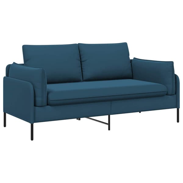 2-sits soffa 2-sits Blå 188 x 81 x 89 cm Sammet