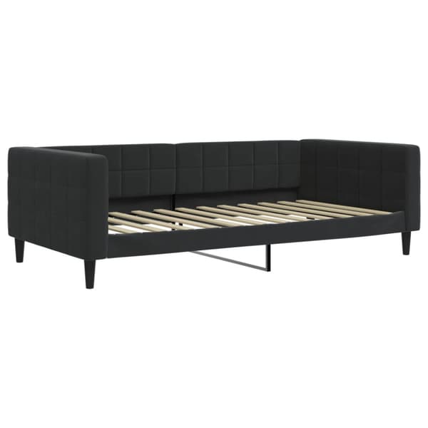 Dagbädd svart 100x200 cm sammet