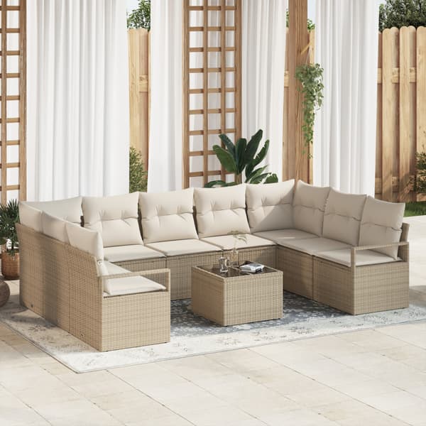 Soffset 10 st Beige konstrotting