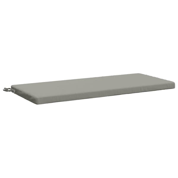 Bänk kudde SOEST 100% Polyester Grå 120 x 50 x 5 cm