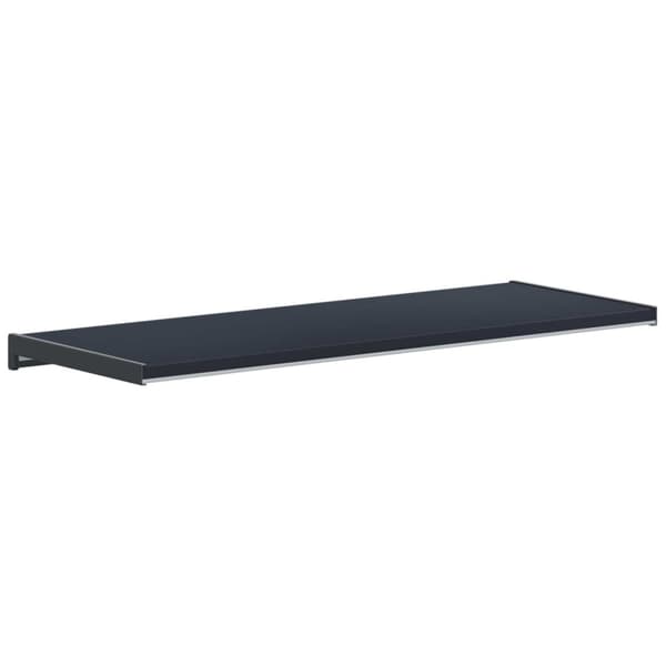 Fönsterbräda Anthracit med träådring 80 x 35 x 4,5 cm PVC