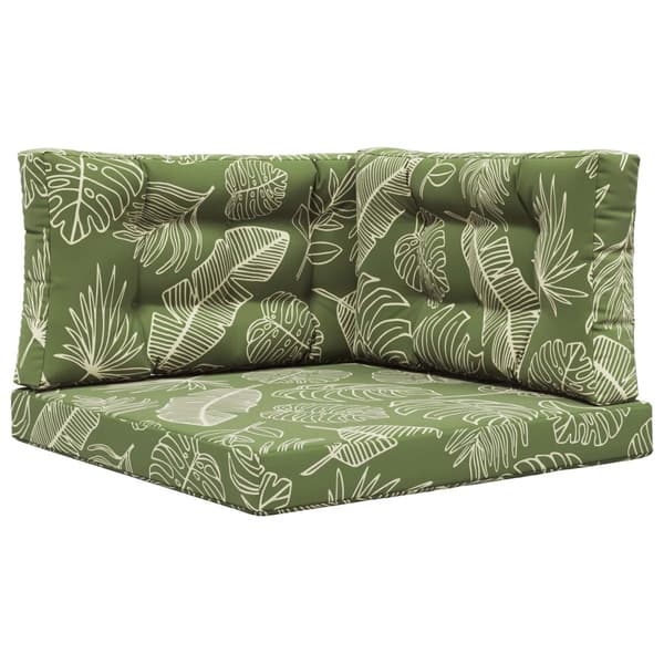 Utomhus Soffa Kudde 3 pcs Bladdesign Polyester