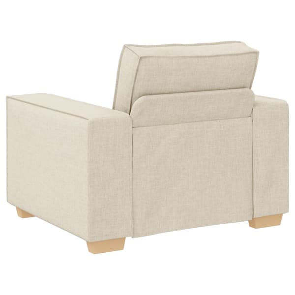 Soffset 3 st Beige Linnenblandad tyg