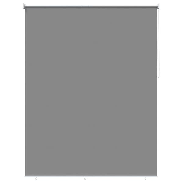 Rullgardin UV-skydd Ljusgrå 160 x 140 cm Polyester